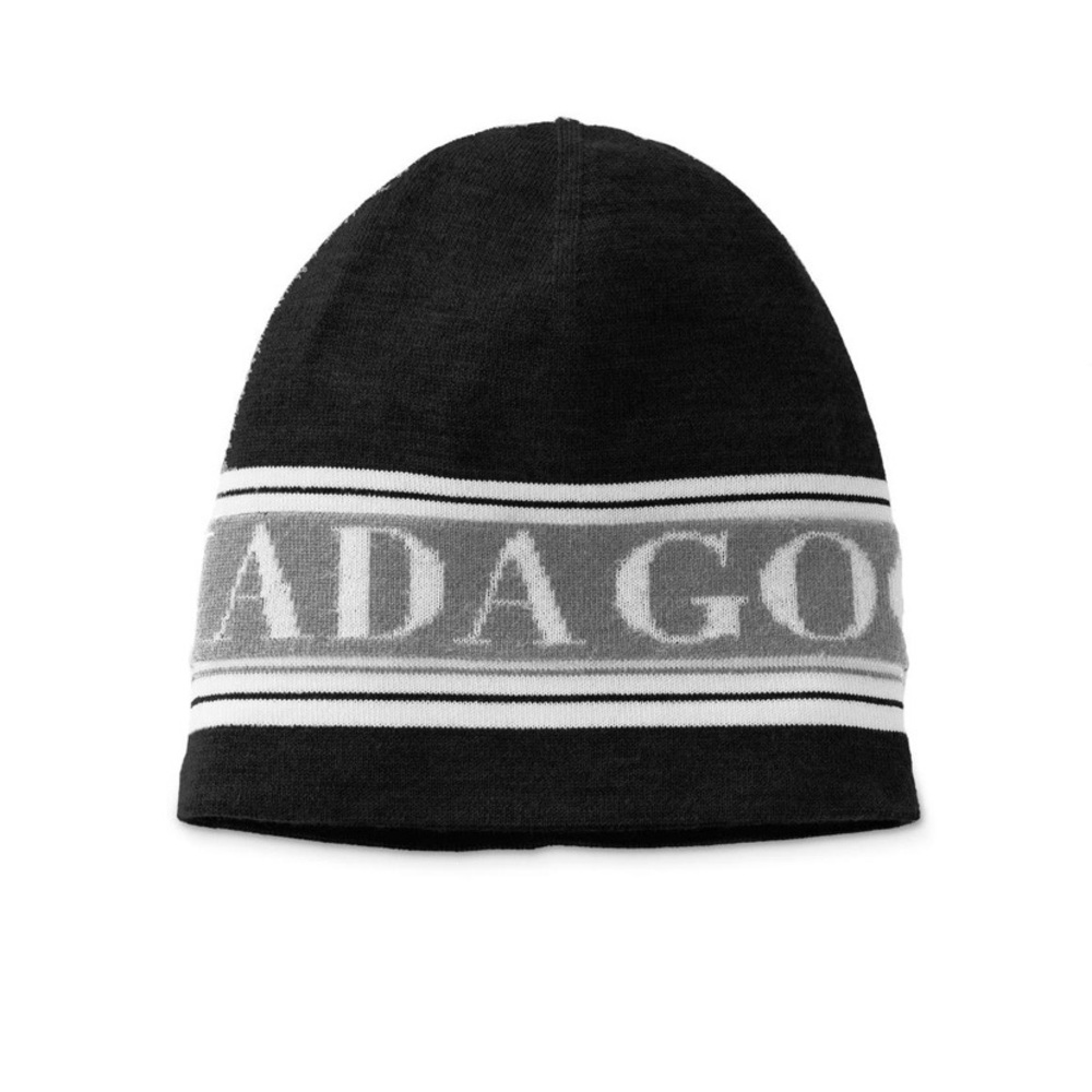 Canada Goose logo beanie hat